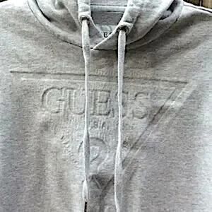 Guess Hoodie Sweatshirt. Gray Sz S